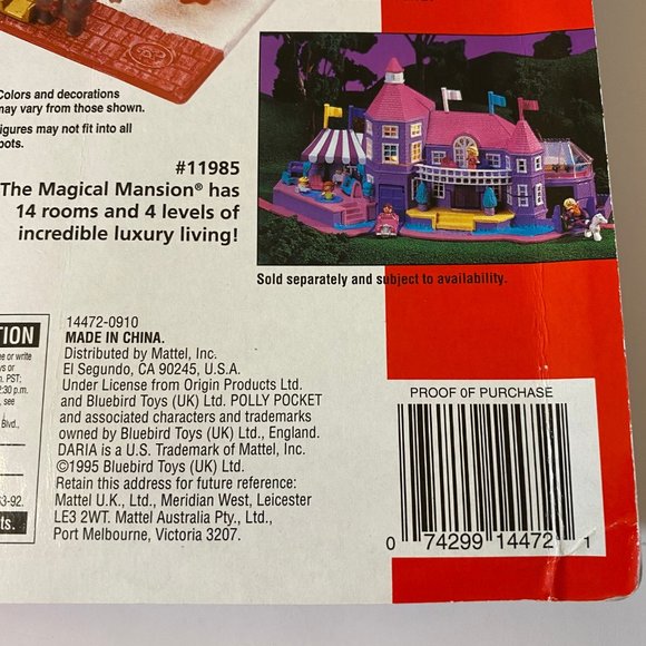 Bluebird Vintage Polly Pocket 1993 Holiday Toy Shop Target Special Edition Plays - Picture 9 of 9